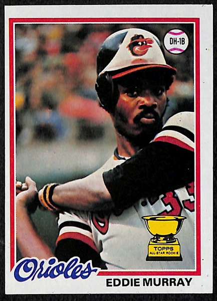  1978 Topps Baseball Complete Set of 726 Cards w. Eddie Murray Rookie & Molitor/Trammel Rookie Card